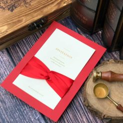 唯思美CW2021 .韓式喜帖.雷雕喜帖.雕花鏤空婚卡.紅色婚卡.經典文青婚卡.緞帶.蝴蝶結.喜帖推薦-02