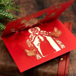 韓風燙金喜帖HA6009.印刷喜帖L6009.影像照片喜帖P6009.韓式喜帖.雷雕喜帖.雕花鏤空婚卡.西式喜帖.紅色喜帖.喜帖.婚卡-06