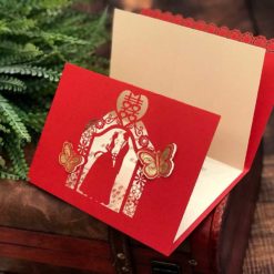 韓風燙金喜帖HA6009.印刷喜帖L6009.影像照片喜帖P6009.韓式喜帖.雷雕喜帖.雕花鏤空婚卡.西式喜帖.紅色喜帖.喜帖.婚卡-08