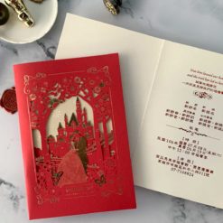 韓式風格喜帖HA7009 .韓式喜帖.雷雕喜帖.雕花鏤空婚卡.西式喜帖.公主王子.直式卡套式.喜帖推薦-017