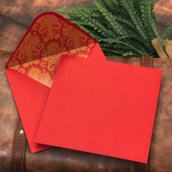 信封內襯【經典紅底花紋】：圖片 4