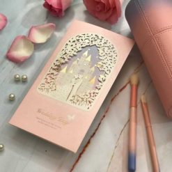 南瓜馬車喜帖喜帖HA6073 . 南瓜馬車喜帖P6073 .韓式喜帖.雷雕喜帖.紙雕花鏤空婚卡.西式喜帖.粉色喜帖.燙金囍卡.影像照片喜帖.韓風喜帖.喜帖.婚卡.喜帖設計-02