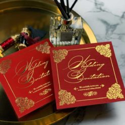 西式喜帖S2571.方形喜帖.紅色喜帖.喜帖推薦.長輩帖. 04