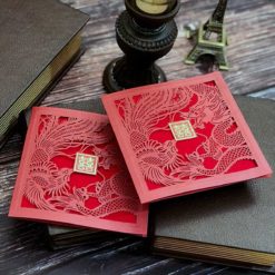 中式燙金喜帖HA3001 .中式照片喜帖PHA3001 . 長輩帖.中國風.喜帖推薦.雕花喜帖.01