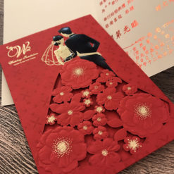 韓風燙金喜帖HA6025 .韓式喜帖.雷雕喜帖.雕花鏤空婚卡.西式喜帖.紅色喜帖.喜帖推薦-04