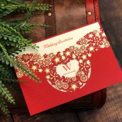 韓風燙金喜帖HA6061 . 印刷喜帖L6061 . 影像照片喜帖P6061.韓式喜帖.雷雕喜帖.雕花鏤空婚卡.西式喜帖.紅色喜帖.喜帖.婚卡.喜帖設計-04