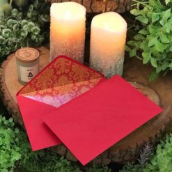 信封內襯【經典紅底花紋】：圖片 3