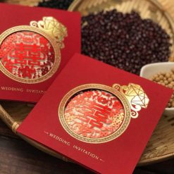 韓風燙金喜帖CW5501 .韓式喜帖.雷雕喜帖.雕花鏤空婚卡.西式喜帖.紅色喜帖.中式婚卡.中國風.喜帖推薦-03