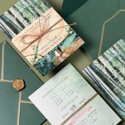 套裝喜帖SV21 .鄉村風喜帖.小清新喜帖.影像喜帖.喜帖燙金.綠色喜帖.喜帖材質.美式喜帖.西式喜帖.相片喜帖.喜帖款式.喜帖.婚卡.喜帖設計.水彩風喜帖設計.-02