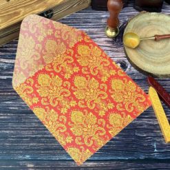 信封內襯【經典紅底花紋】：圖片 5