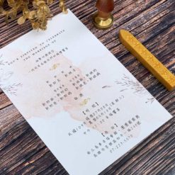 手繪明信片喜帖V23 .美式喜帖.鄉村喜帖.文青喜帖.渲染水彩喜帖.簡單喜帖.喜帖.婚卡.喜帖設計.喜帖款式-04