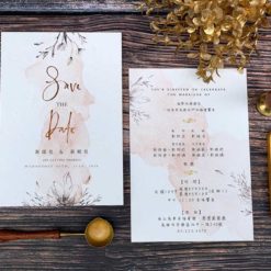 手繪明信片喜帖V23 .美式喜帖.鄉村喜帖.文青喜帖.渲染水彩喜帖.簡單喜帖.喜帖.婚卡.喜帖設計.喜帖款式-06