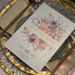 手繪明信片喜帖V25 .鄉村風喜帖.小清新喜帖.影像喜帖.喜帖燙金.莫蘭迪喜帖.喜帖材質.美式喜帖.西式喜帖.相片喜帖.喜帖款式.喜帖.婚卡.喜帖設計.套裝喜帖-003