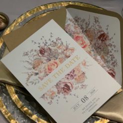 手繪明信片喜帖V25 .鄉村風喜帖.小清新喜帖.影像喜帖.喜帖燙金.莫蘭迪喜帖.喜帖材質.美式喜帖.西式喜帖.相片喜帖.喜帖款式.喜帖.婚卡.喜帖設計.套裝喜帖-006