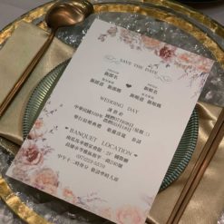 手繪明信片喜帖V25 .鄉村風喜帖.小清新喜帖.影像喜帖.喜帖燙金.莫蘭迪喜帖.喜帖材質.美式喜帖.西式喜帖.相片喜帖.喜帖款式.喜帖.婚卡.喜帖設計.套裝喜帖-007