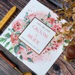 手繪明信片喜帖V26 .鄉村風喜帖.小清新喜帖.影像喜帖.喜帖燙金.粉色喜帖.喜帖材質.美式喜帖.西式喜帖.相片喜帖.喜帖款式.喜帖.婚卡.喜帖設計.-02