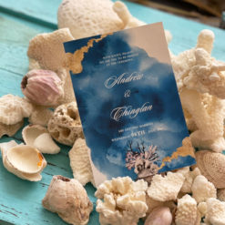 美式明信片喜帖V28 .美式喜帖.海洋風婚卡.藍色喜帖.渲染水彩喜帖.簡單喜帖.喜帖.婚卡.喜帖設計.喜帖款式-04