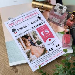 婚禮日報V38 .明信片喜帖.美式單卡婚卡.照片喜帖.人像喜帖.喜帖.婚卡.喜帖設計.文青喜帖.喜帖款式-01