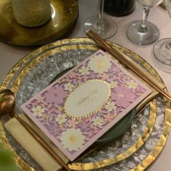 唯思美CW7025 .影像照片喜帖PCW7025 .粉紫花語.進口韓式雕花喜帖.雷射雕花.鏤空婚卡設計.進口喜帖-04