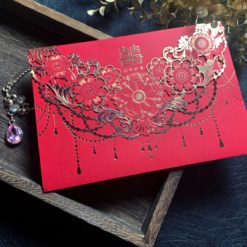 中式燙金喜帖HA2665 . 影像照片喜帖PHA2665 .韓式風格婚卡.雷雕喜雕花鏤空喜卡.西式喜帖.紅色喜帖.中國風喜帖推薦.印刷喜帖LHA2665-01