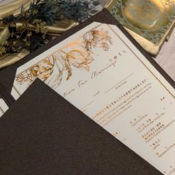 文青結婚書約夾 .結婚證書夾.公證結婚.結婚登記.美式簡約風格.咖啡色-03