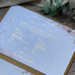 金色美式書約 .婚書約夾 .燙金書約.結婚證書夾..鄉村風.橫式-04