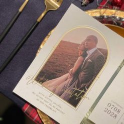 明信片喜帖V55 ..影像喜帖.直式喜帖.美式婚卡.西式喜帖.星幻卡.厚卡喜帖-W-01