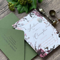 手繪明信片喜帖V73 .鄉村風喜帖.小清新喜帖.影像喜帖.喜帖燙金.莫蘭迪喜帖.喜帖材質.美式喜帖.西式喜帖.相片喜帖.喜帖款式.喜帖.婚卡.喜帖設計-03