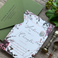 手繪明信片喜帖V73 .鄉村風喜帖.小清新喜帖.影像喜帖.喜帖燙金.莫蘭迪喜帖.喜帖材質.美式喜帖.西式喜帖.相片喜帖.喜帖款式.喜帖.婚卡.喜帖設計-04