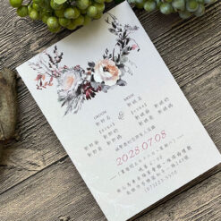 手繪明信片喜帖V73 .鄉村風喜帖.小清新喜帖.影像喜帖.喜帖燙金.莫蘭迪喜帖.喜帖材質.美式喜帖.西式喜帖.相片喜帖.喜帖款式.喜帖.婚卡.喜帖設計-05